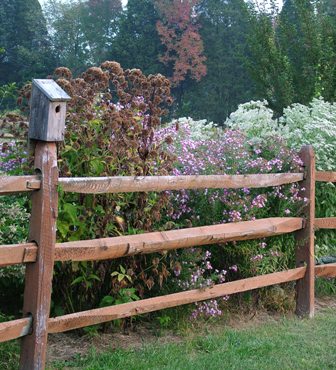 Side garden fence Sept 27 07
