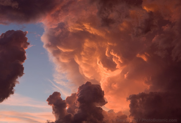 Thunderstorm cloud sunset, Fredericksburg Texas