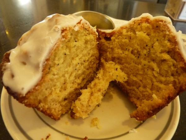 Morningstar Cafe in Philadelphia - Lemon poppy seed muffin
