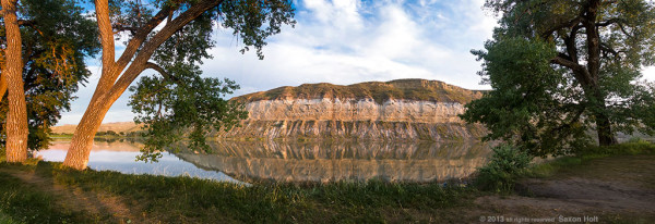 Bend in the River at White Cliffs, The Upper Missouri River Breaks National Monument