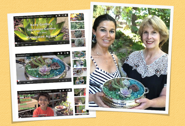 May 1-3: Succulent designer Berna Eren visited from Istanbul. I took her to consignment stores, garden boutiques and nurseries, and we made a video that's now on my YouTube channel.